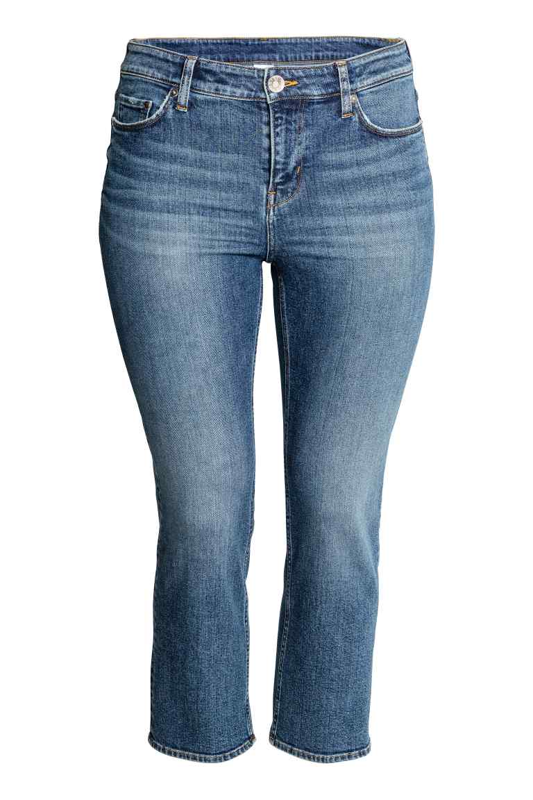 H&M+ Straight cropped Jeans